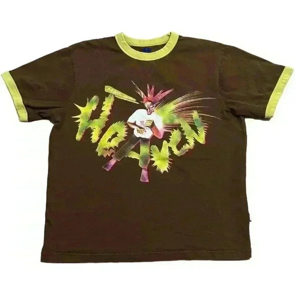 Heaven by Marc Jacobs Designer Raving Punk Ringer T-shirt